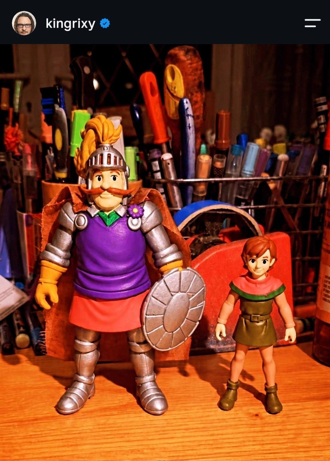 Characters on the workbench