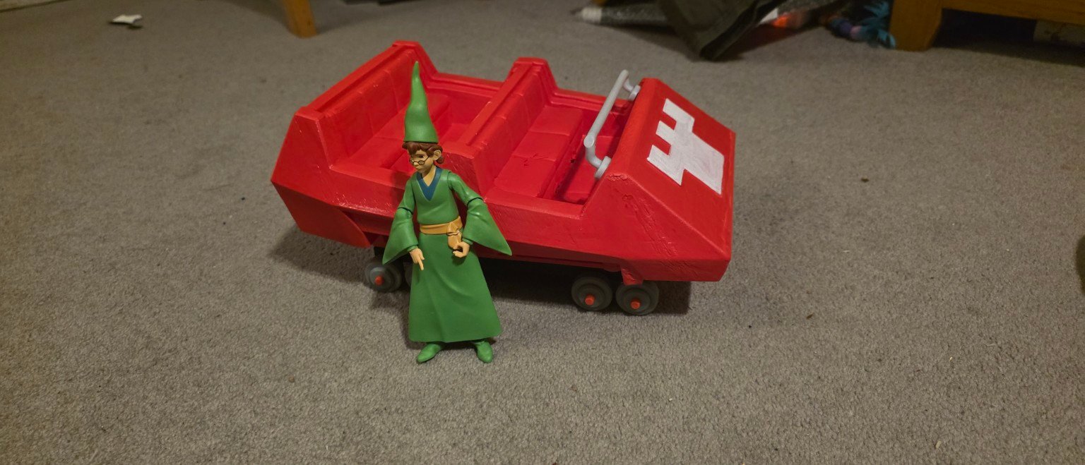 Dungeons & Dragons ride and figure