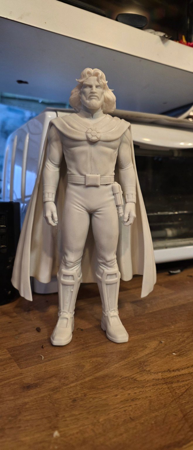 Unpainted character sculpt